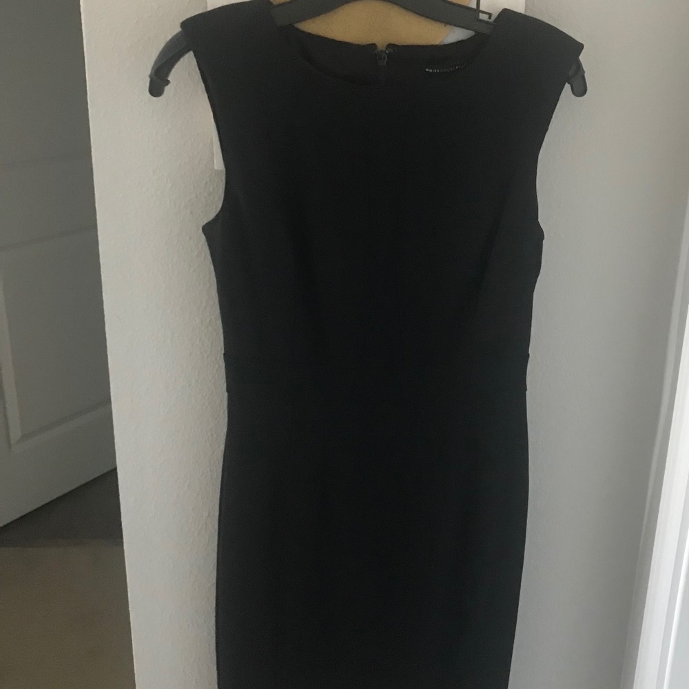 White House Black Market Black A-Line Dress - Size 2
